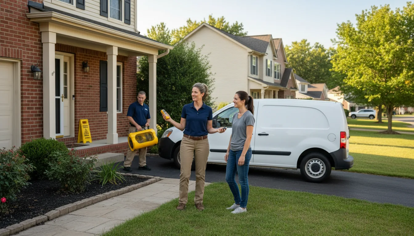 Residential water damage restoration in Williamsville, VT